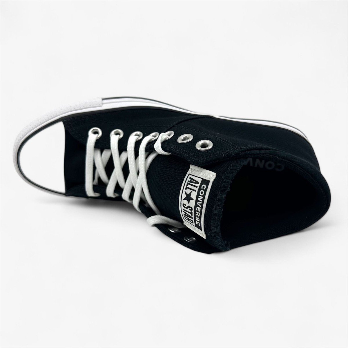 Size 10 - Converse Chuck Taylor All Star Madison Mid Black White W