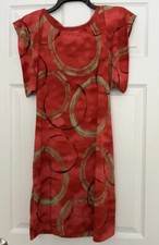 Size XS Women Simply Vera Vera Wang Dress Shades Of Orange Beige