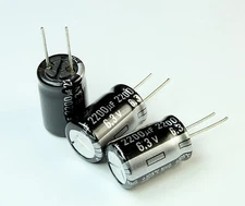 10pcs Panasonic NHG 2200uF 6.3v 105C Radial Electrolytic Capacitor Motherboard 