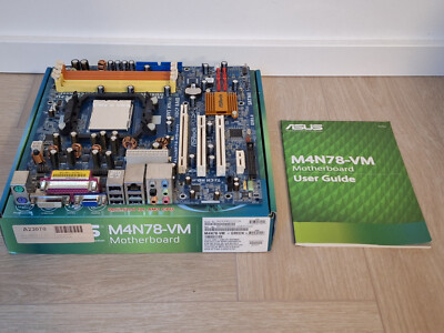 ASUS M4N78-VM Socket AM2+ / AM3 Motherboard Boxed + integr. nVidia Geforce 8200