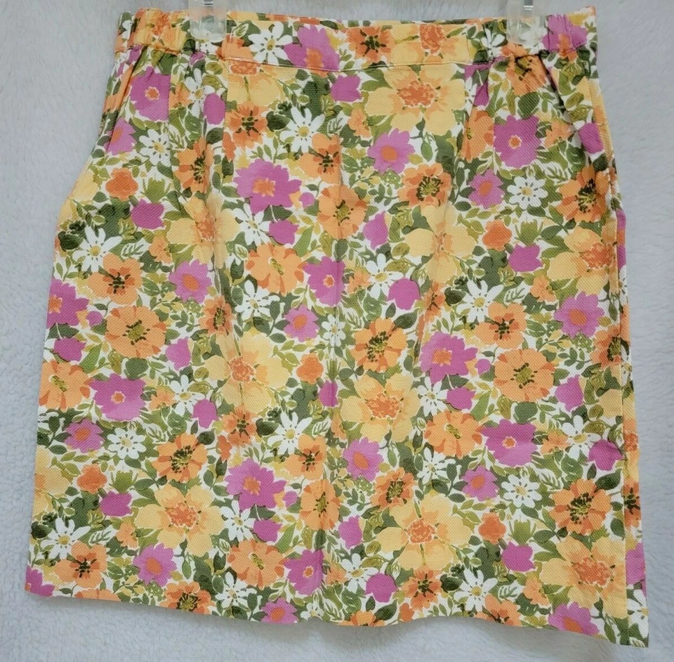 Falda Jaclyn Smith Mujer Talla 20W Multicolor Floral NUEVA Foto 4 de 4