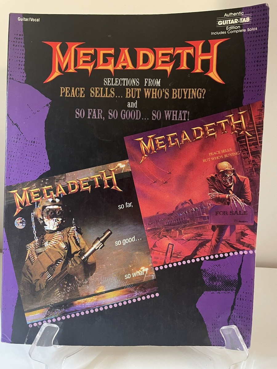 Megadeth Selections from Peace Sells and So Far, So Good Guitar