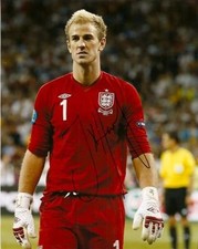 England Joe Hart Autographed Signed 8x10 Photo COA B