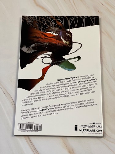 Spawn Dark Horror Todd McFarlane Image Comics Graphic Novel - Picture 2 of 2