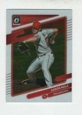 2021 PANINI DONRUSS OPTIC - AARON NOLA PHILADELPHIA PHILLIES #129