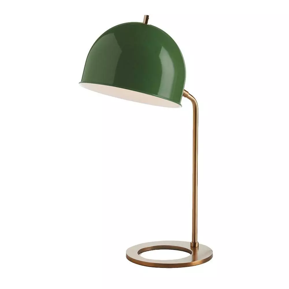 Green metal desk lamp deals