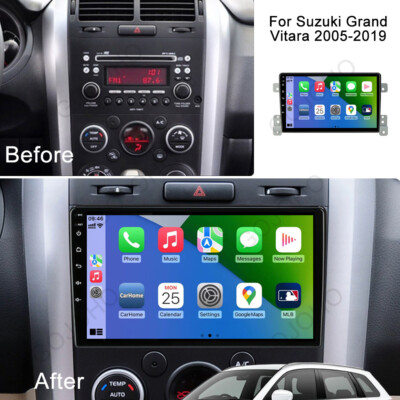 64GB For Android 14 Car Radio Stereo Carplay For Suzuki Grand Vitara 2005-2019