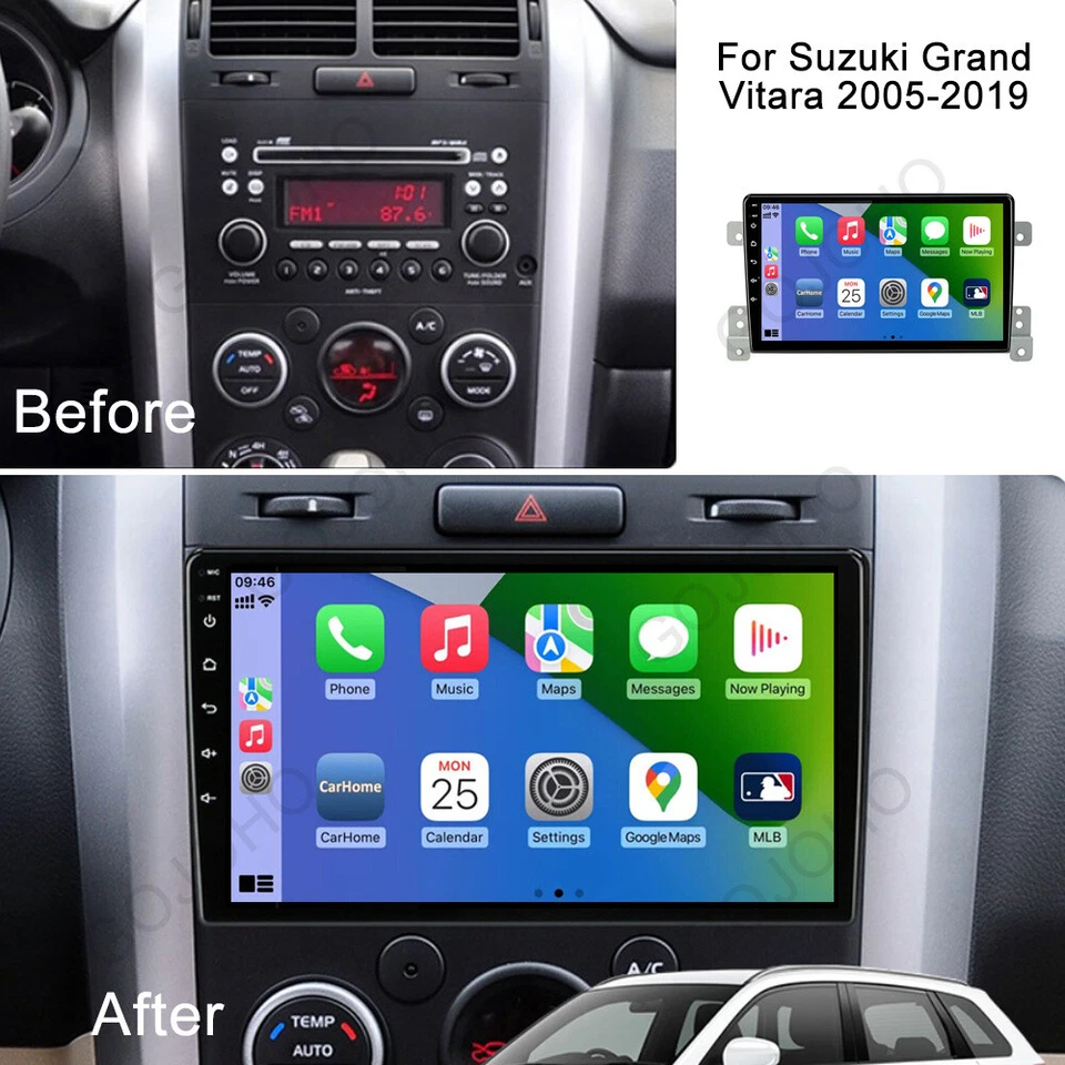 64GB For Android 13 Car Radio Stereo Carplay For Suzuki Grand Vitara 2005-2019 - Image 3 of 4