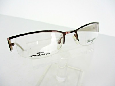 Pompeii Eyewear 431 (587) Brown w/ Brown Temples  52 x 16 135 mm Eyeglass Frames