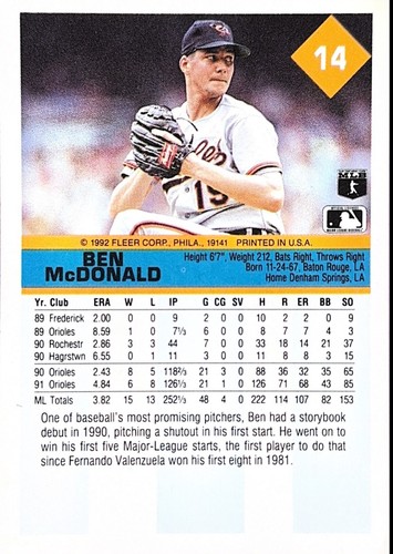 1992 Fleer Baseball Cards -You Pick- .35 Per card shipping - Picture 9 of 148