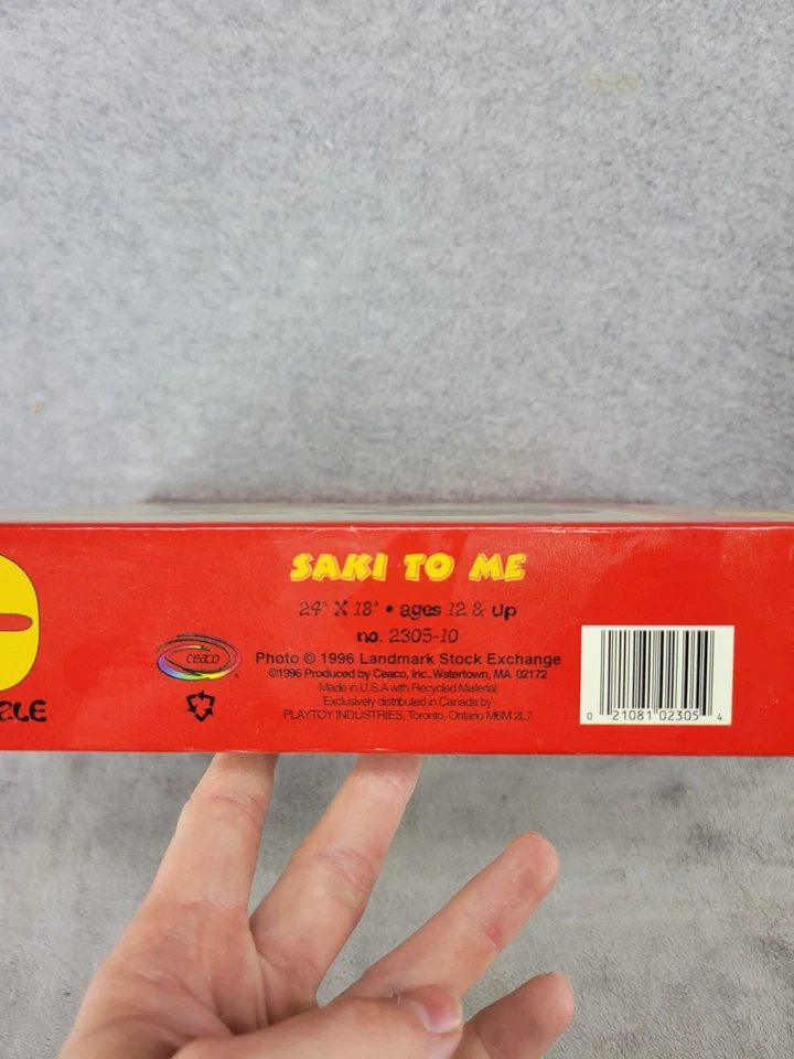 Ceaco 1996 Cat Saki To Me 550 Pieces Jigsaw Puzzle 24" x 18" - Sealed - Image 3 of 4