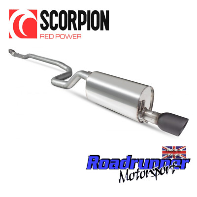 Scorpion Corsa E 1.4T Limited Ed Auspuffanlage ab Kat nicht res schwarz SVXS065C