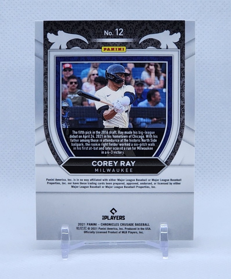 2021 Panini Chronicles Crusade COREY RAY RC #12 | eBay