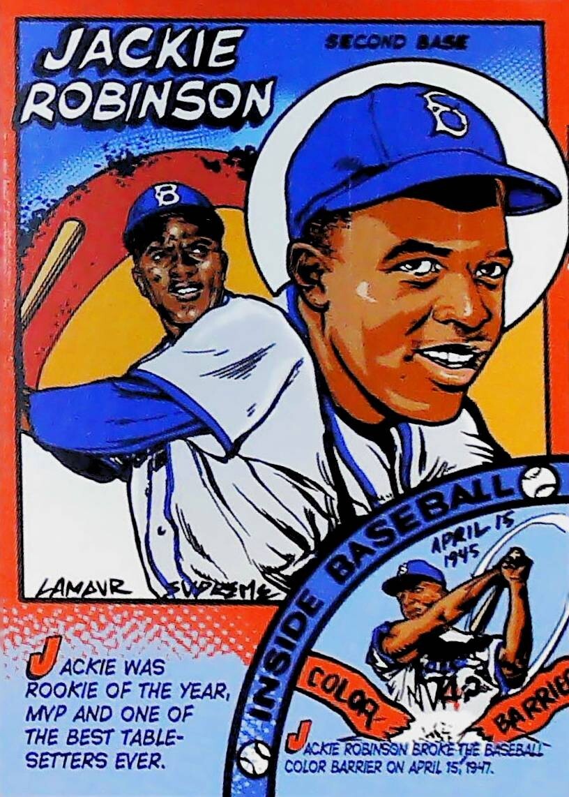 2023 Topps Archives 1979 COMICS 79TC-10 JACKIE ROBINSON BROOKLYN DODGERS