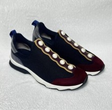 FENDI Mesh Pearl Technical Slip On Sneakers -...