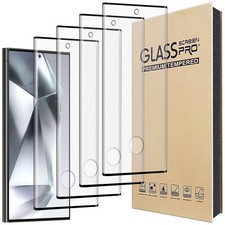 4 Pack For Galaxy S24 S24 Plus S24 FE S24 Ultra Tempered Glass Screen Protector