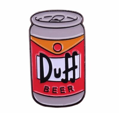 Simpsons Duff Bear Pin Anstecker Comic Serie Selten Kult