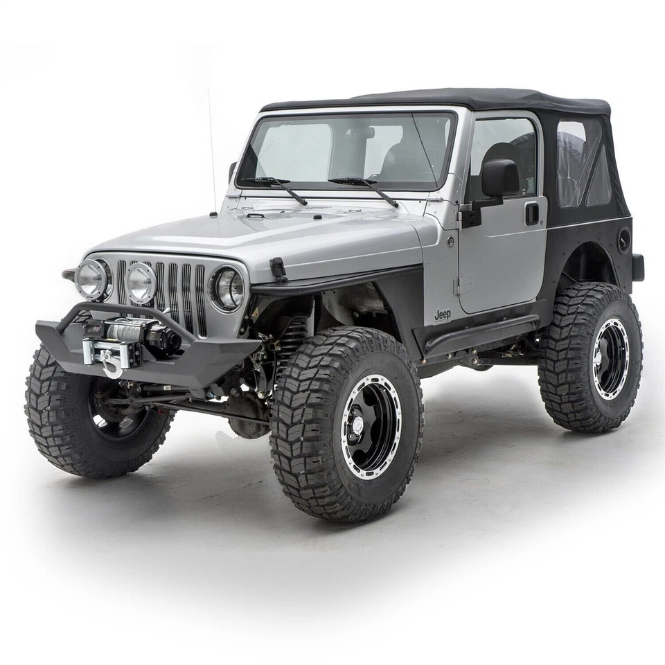 Smittybilt 76872 XRC Armor Front Tube Fenders for 2097-2006 Jeep Wrangler TJ Foto 4 de 4