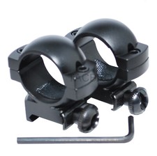 1 Pair 1'' 25mm Scope Rings for Weaver/Picatinny Mount - Low Profile