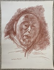 Hans Purrmann „Selbstportrait“ 1964/65, Farblithographie, signiert/nummeriert