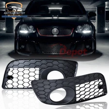 For 2006-2009 VW Golf GTI MK5 Jetta Front Bumper Honeycomb Fog Light Grill Cover