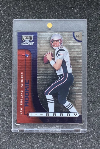2000 Playoff Momentum Tom Brady #180 Rookie Card /750