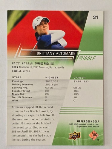 2024 Upper Deck Golf Base--You pick...Complete Your Set! - Bild 32 von 96