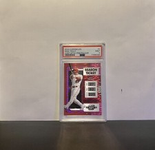 MLB Mike Trout 2022 Panini Chronicles Contenders Optic Pink Pulsar #5 PSA 9