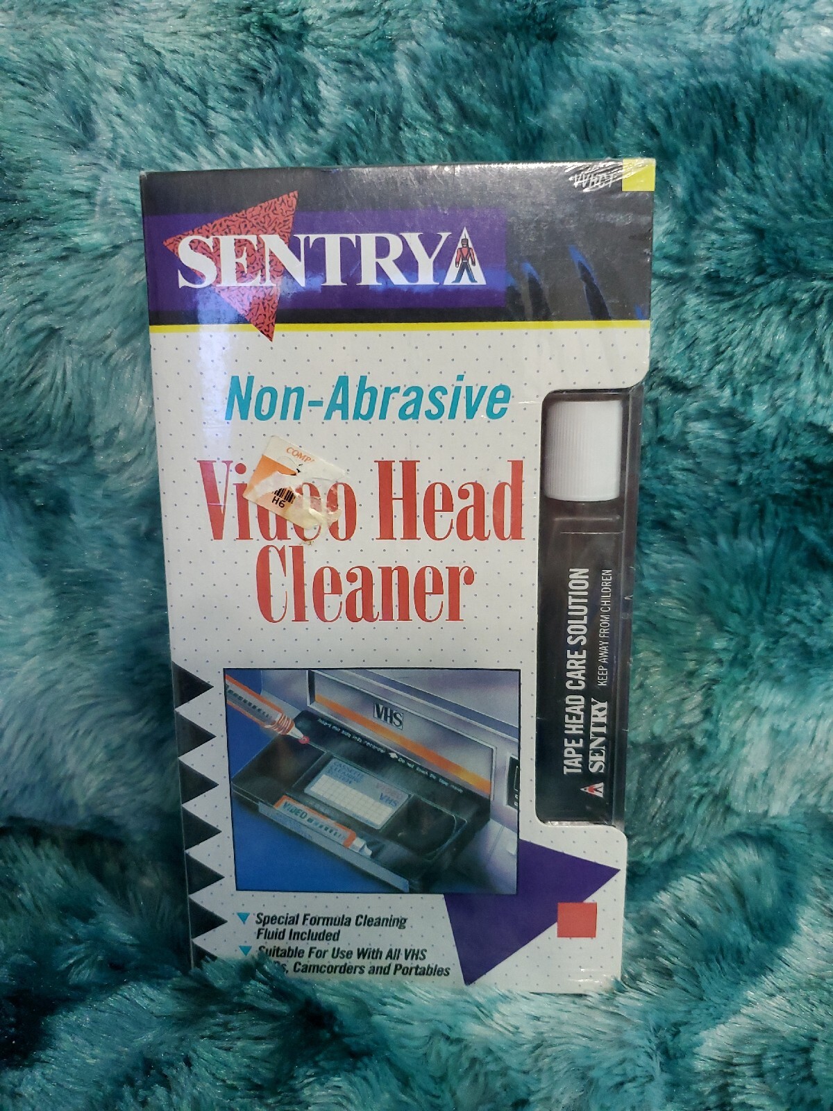 Sentrya Video Head Cleaner New Sealed VHS VCR Camcorder NonAbrasive
