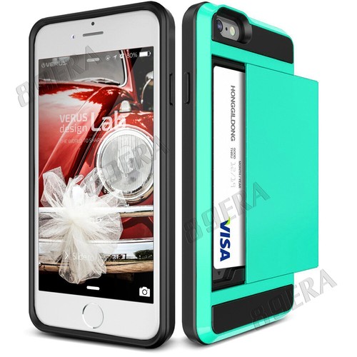 Armor CS Schiebekarte Tasche Hybrid Schwerlast Handyhülle Cover für Apple iPhone - Bild 18 von 23