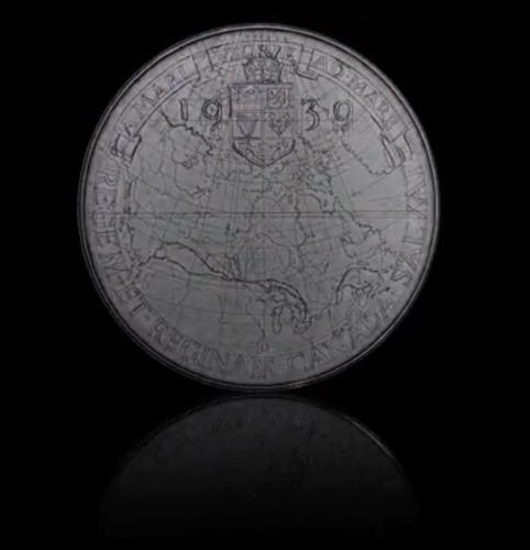 ROYAL VISIT Emanuel Hahn 2025 CANADA 5oz .9999 Silver Proof THIN $50 Coin - Video 1 of 1