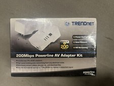 TRENDnet TPL-303E2K - 200bps Powerline AV Adapter Kit Complete NWT