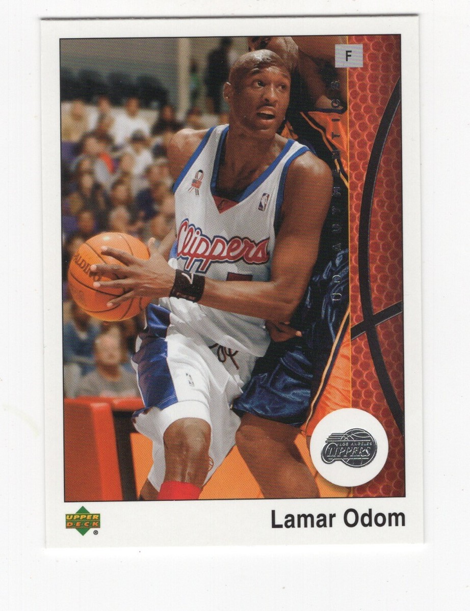 2002-03 UD AUTHENTICS BASKETBALL LAMAR ODOM LOS ANGELES CLIPPERS 