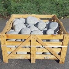 Silver Grey Decorative Landscaping & Garden Granite Boulders 150-250mm