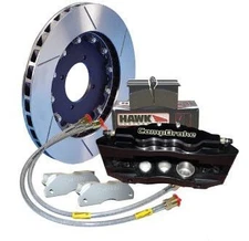 6 POT BRAKE KIT FOR MITSUBISHI EVO 4  320MMx32MM DISCS  UK MADE  Y2559