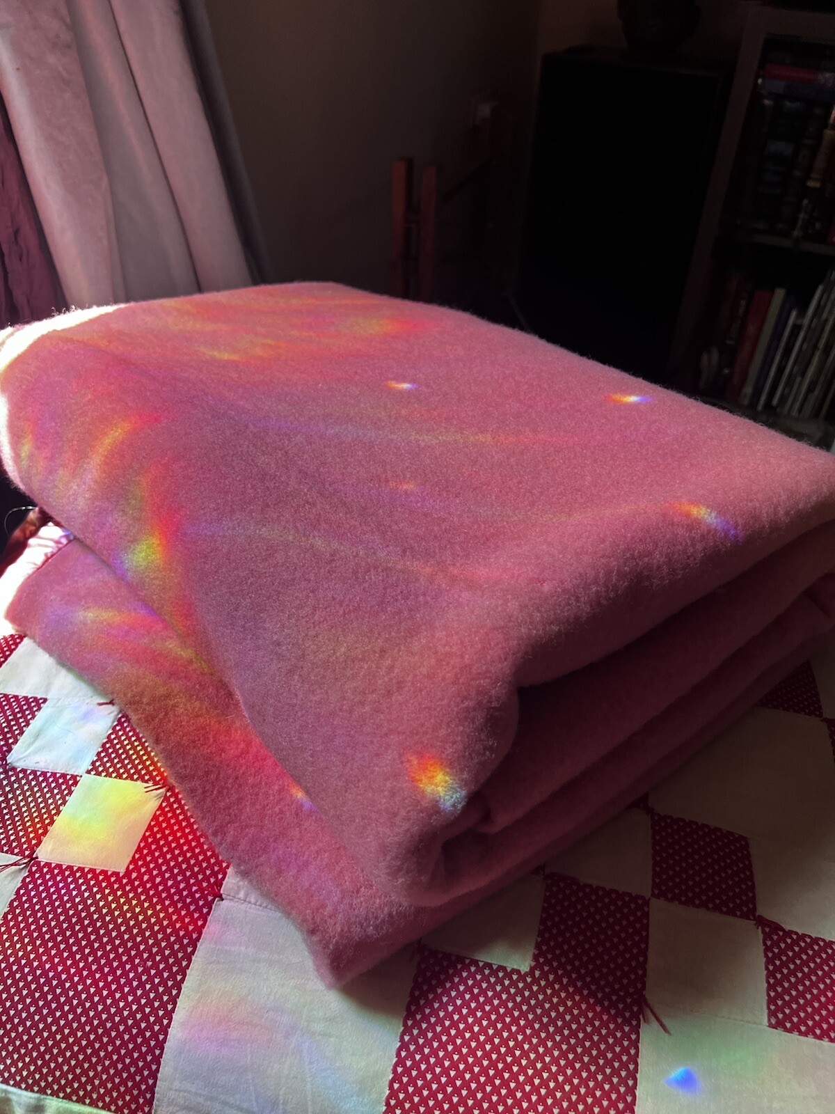 St Mary’s Virgin Wool Pink Blanket Full Size 65x70 Inches Vintage eBay