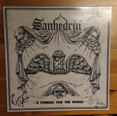 SANHEDRIN - A funeral for the world LP - 2017 signiert !!! Cruz Del Sur