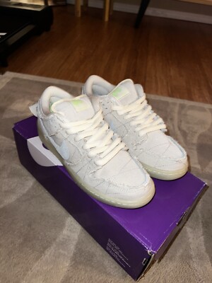 Nike SB Dunk Low Mummy Size 7m DM0774-111 OG Halloween There Yuto April Glow