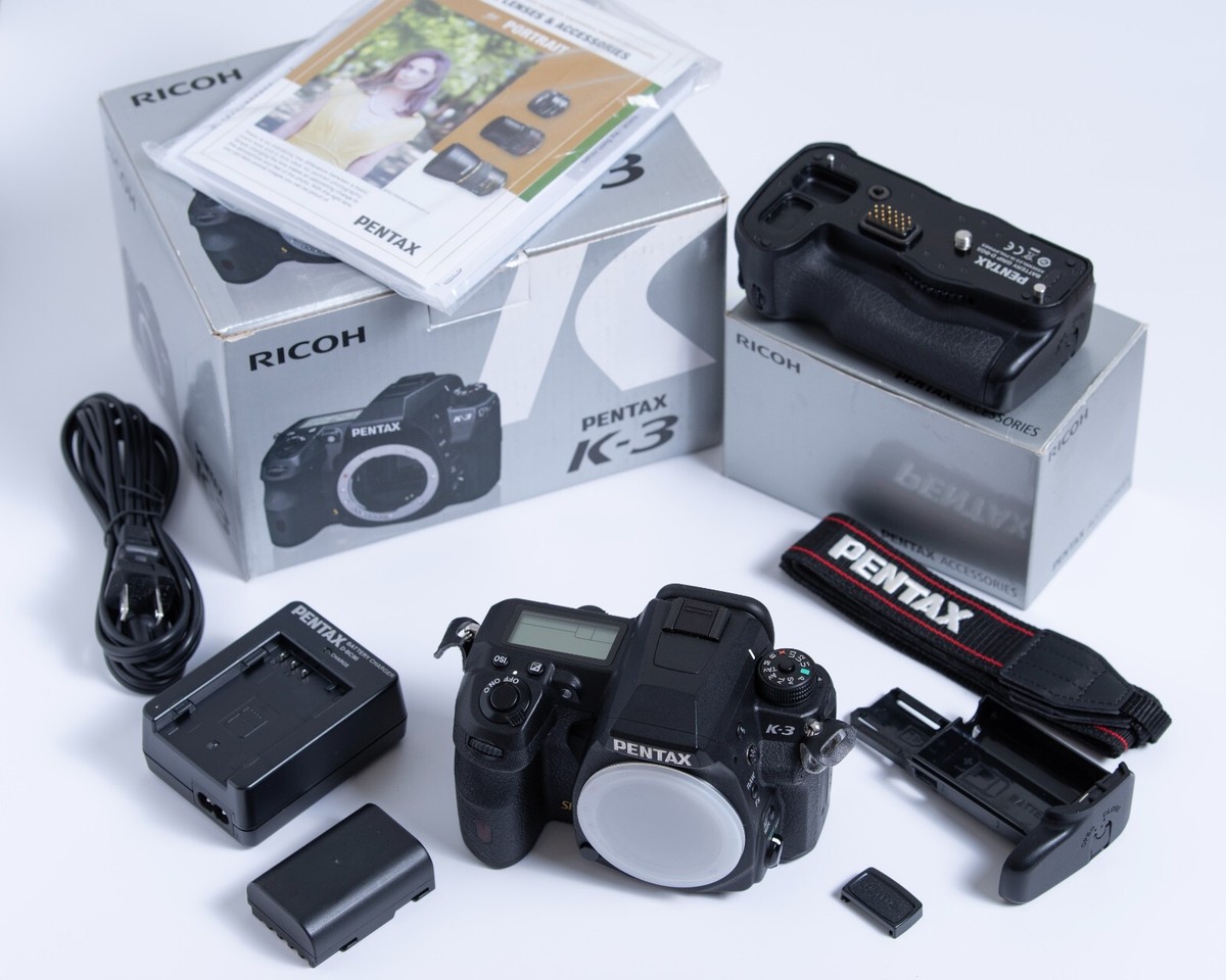 PENTAX K-3 APS-C CMOS 24MP DSLR with Battery Grip D-BG5