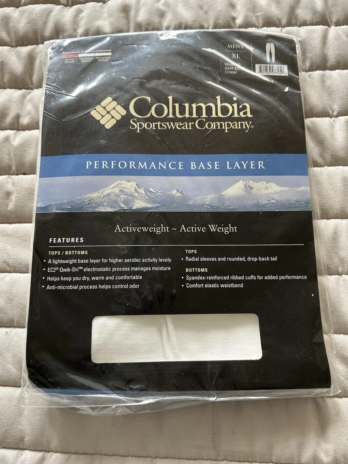 Columbia Sportswear Men’s Activewear Base Layer Bottoms 100% Micropolyester XL
Opens in a new window