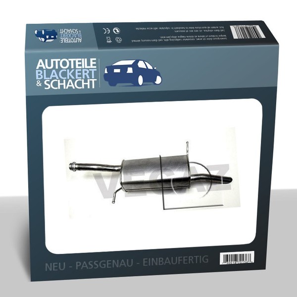 Auspuff Endtopf für Citroen / Peugeot Berlingo + Partner + Tepee-image