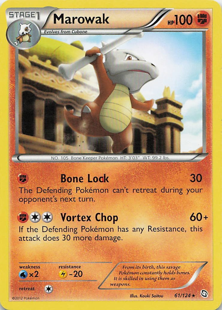 Marowak Rare Dragons Exalted 61/124 NM