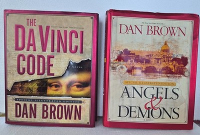The DaVinci Code-Angels & Demons-1st Ed. Special Illustrated Editions-Dan Brown