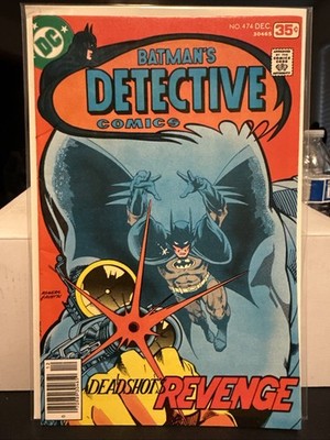 DETECTIVE COMICS #474 - BATMAN - 1ST APPEARANCE OF DEADSHOT - BEAUTIFUL