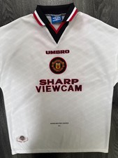 Original Umbro Manchester United 1996/1997 Away Shirt Mens Extra Large XL