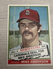 1976 Topps - Traded Mike Anderson #527T
