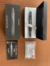 PLATINUM CURPAS Fountain Pen Clear Black EF Extra Fine