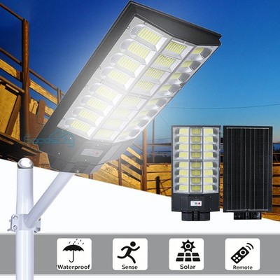 99900000000LM Commercial Solar Street Light Outdoor Dusk to Dawn Super Bright