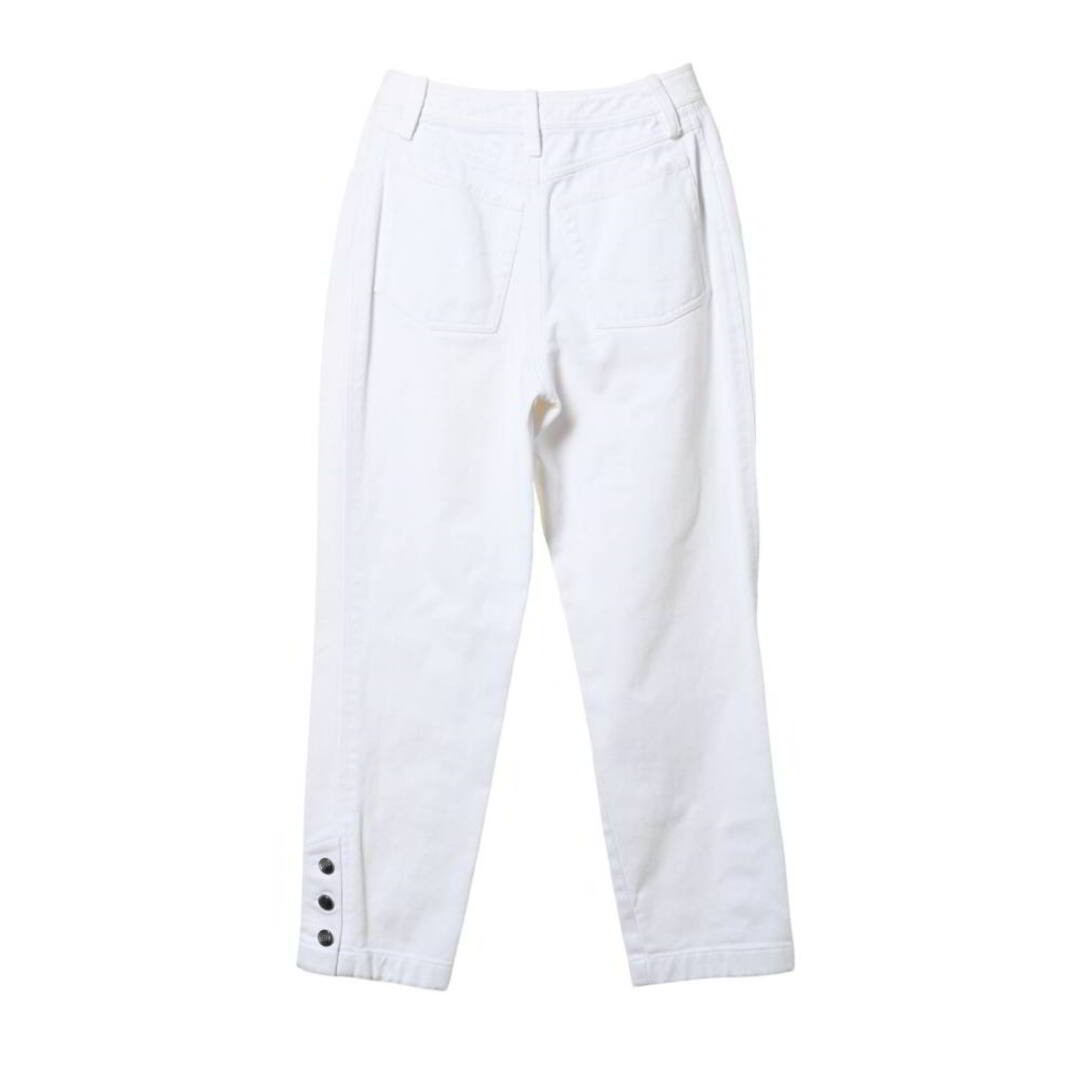 CHANEL Back pocket Coco mark hem button denim pan… - image 2