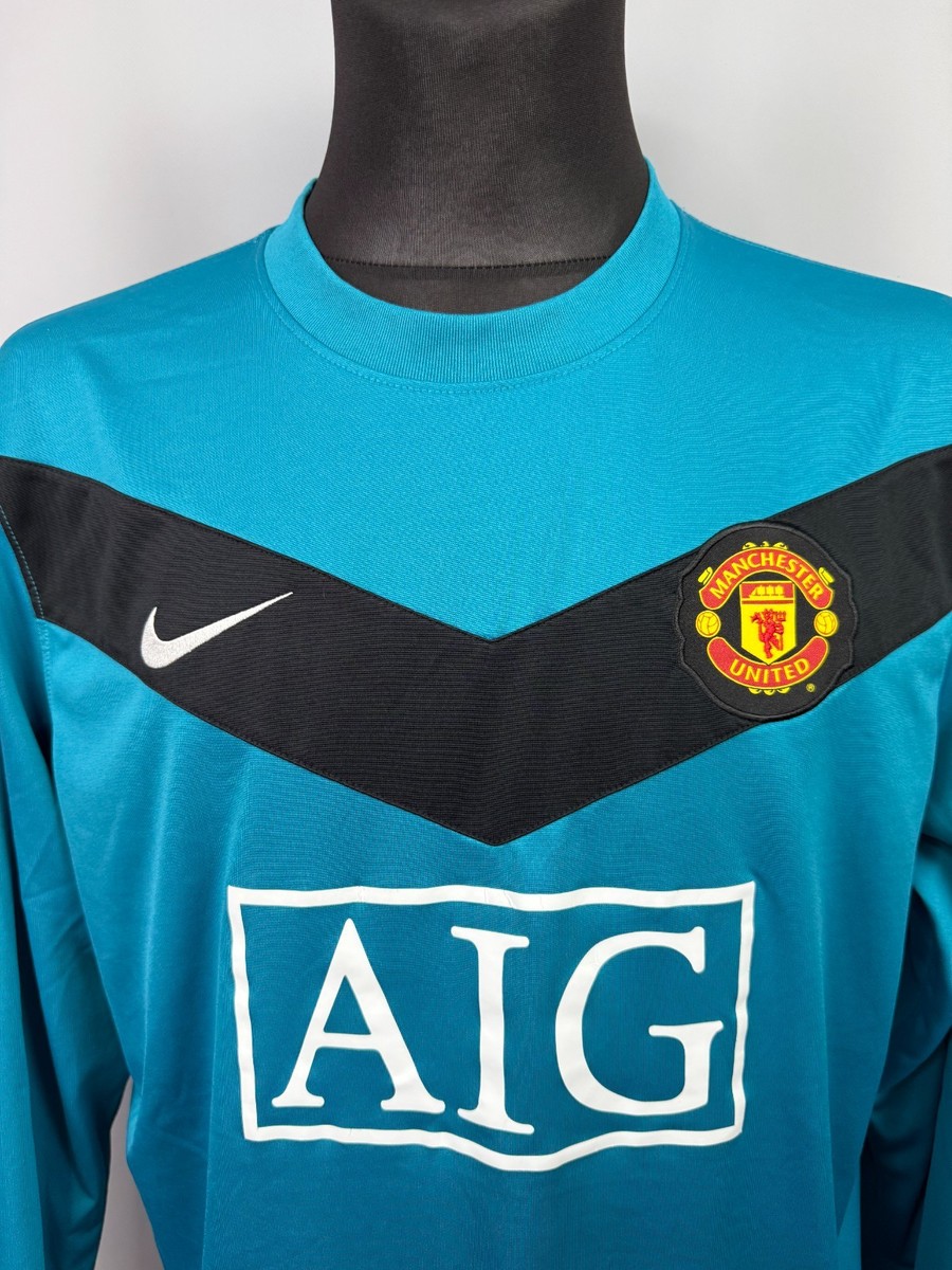 MANCHESTER UNITED 2009 2010 GOALKEEPER SHIRT SOCCER FOOTBALL